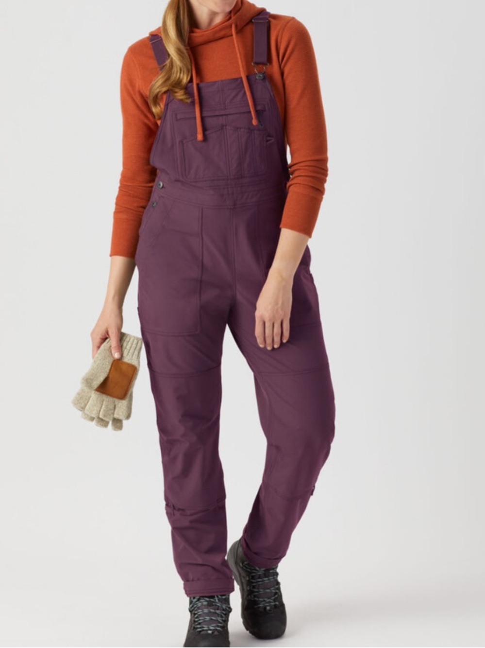 Duluth Burgundy Overalls - Women's Jumpsuit